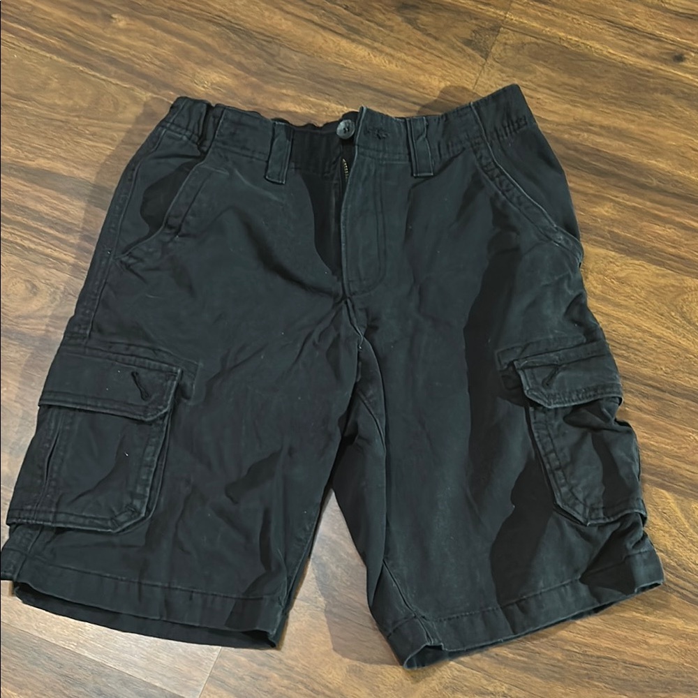 Urban Pipeline Black Cargo Shorts Relaxed Fit